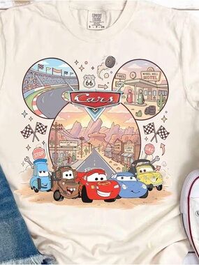 Disney Cars comfort colors T-shirt
